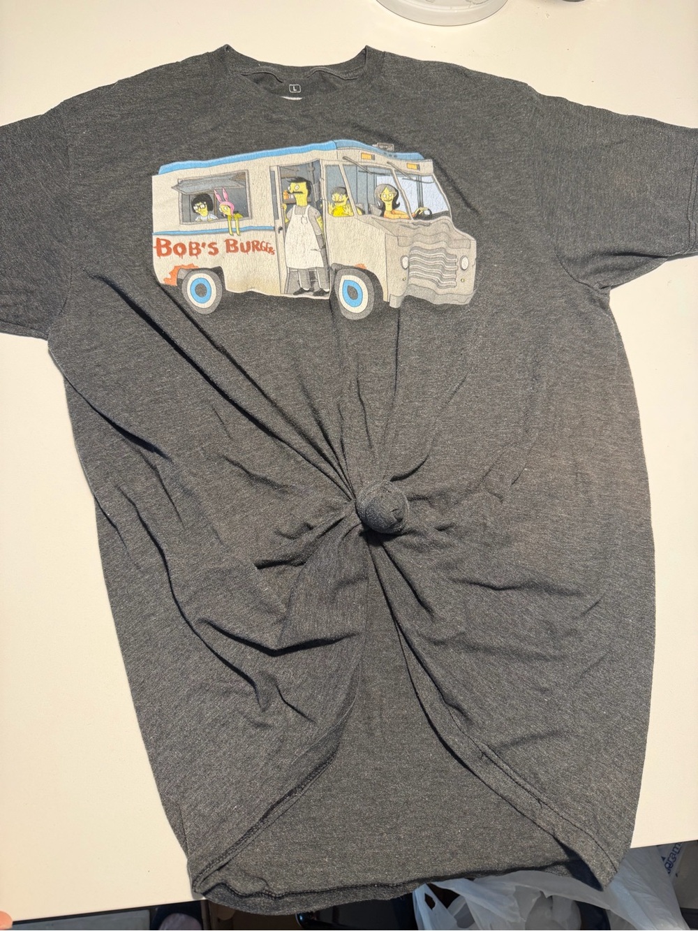 Bob's Burgers Graphic Tee - Gray women Sz L